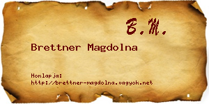 Brettner Magdolna névjegykártya